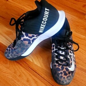 NikeCourt Leopard Print Sneakers